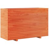 Maison Chic Vrtno cvetlično korito - Cvetlični Lonec voščeno 110x40x72,5 cm trdna borovina, (21789968) | Shoptok.si