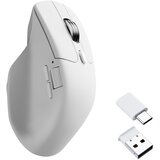 KEYCHRON M6 brezžična ultra tiha miška PixArt 3311 1K Bela (M6S-B72), (5000331426) | Shoptok.si