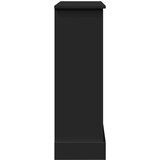  Okvir za kamin crni 90 x 30 x 90 cm od konstruiranog drva | shoptok.hr