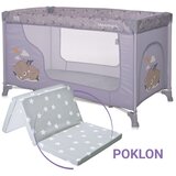 Lorelli PRENOSIVI KREVET MOONLIGHT 1 NIVO + POKLON DUSEK CLASSIC 60/120/5CM - GREY Cene