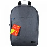 BP-4, backpack for 15.6'' laptop, material 300D polyeste, gray, 450*285*85mm,0.5kg,capacity 12L