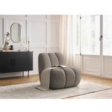 Bobochic Paris Smeđe-siva fotelja od bouclé tkanine Janissaire – | shoptok.hr