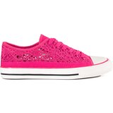 Shelvt Pink openwork sneakers | Shoptok.si