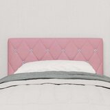 vidaXL Vzglavje s kristalnimi gumbi v roza barvi 80 cm iz žameta, (22049036) | Shoptok.si