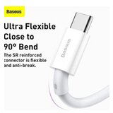 Baseus podatkovni kabel CATYS-02 Superior Quick Charge Type C 66W 1m - bel | Shoptok.si