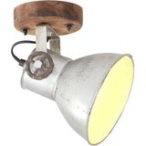  Industrijske zidne/stropne svjetiljke 2kom srebrne 20x25 cm E27 | shoptok.hr