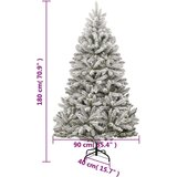  Umetna novoletna jelka s snegom 180 cm, (20887671) | Shoptok.si