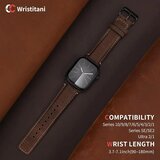 WRISTITANI usnjen pašček za Apple Watch 42–49 mm | Shoptok.si