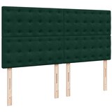 Krevet s oprugama i madracem tamnozeleni 180x200 cm baršunasti | shoptok.hr