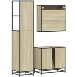 vidaXL 3-dijelni set kupaonskog namještaja boja hrasta sonome drveni | shoptok.hr