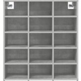 vidaXL Omara za čevlje Betonsko siva 52.5 x 30 x 50 cm Konstruiran les | Shoptok.si