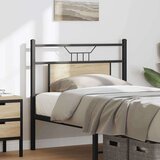  Posteljno vzglavje sonoma hrast 80 cm inženirski les in jeklo, (21829519) | Shoptok.si