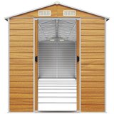  Vrtno spremište svjetlosmeđe 191 x 810 x 198 cm pocinčani čelik | shoptok.hr