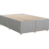 Boxspring krevet s madracem Svjetlosiva 120 x 190 cm Tkanina | shoptok.hr