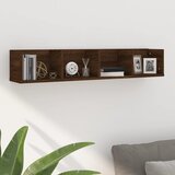vidaXL Stenska polica rjav hrast 100x18x18 cm inženirski les Cene