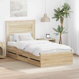  Okvir za krevet s ladicama Sonoma hrast 100 x 200 cm - sonoma hrast 100 x 200 cm | shoptok.hr