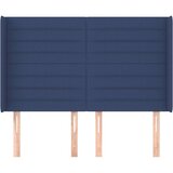  Uzglavlje s ušima plavi 147x16x118/128 cm od tkanine | shoptok.hr
