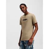 Karl Lagerfeld jeans Majica taupe siva / crna | shoptok.hr