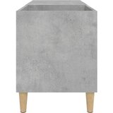 vidaXL Omarica za gramofonske plošče betonsko siva 84,5x38x48 cm les | Shoptok.si