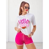 Resti Women's sports set with a t-shirt and shorts Hello Summer | Shoptok.si
