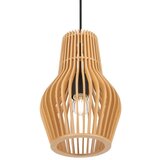MAYTONI MOD191PL-01W - Luster na sajli ROOTS 1xE27/40W/230V Ø 20 cm bež | Eponuda.com