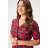 Astratex Pidžama od flanela Festive Red kratka | shoptok.hr