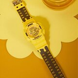 Casio Unisex g shock Žuti analogno digitalni sportski ručni sat sa Žutim kaišem ( ga-110slc-9aer )