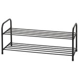 Metalni cipelarnik PS sa dve police crni | ePonuda.com