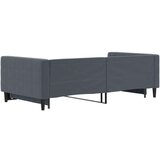  Dnevni krevet na razvlačenje bez madraca tamnosivi 100 x 200 cm | shoptok.hr