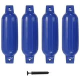 Bokobrani za brod 4 kom plavi 41 x 11,5 cm PVC