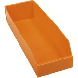  pregibna regalna posoda iz umetne mase, dxšxv 450 x 150 x 100 mm, oranžna, de 25 kosov Cene