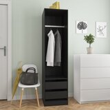 vidaXL Ormar s ladicama crni 50 x 50 x 200 cm od konstruiranog drva Cijene