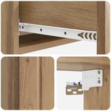 Stolna montirana na zid Hrast artisan 87 5 x 34 5 x 17 cm | shoptok.hr