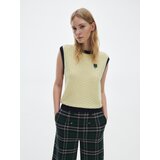 Reserved - Elegantne karirane hlače - šaren | shoptok.hr