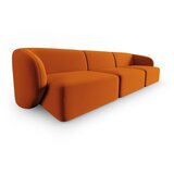 Milo Casa Žametna sedežna garnitura v barvi terakote 266 cm Paolo – | Shoptok.si
