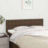  Uzglavlja 2 kom tamnosmeđa 72 x 5 x 78/88 cm od tkanine Cijene
