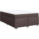 vidaXL Krevet s oprugama i madracem tamnosmeđi 140 x 190 cm od tkanine Cijene