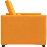  3-u-1 pojedinačni kauč na spavanje pretvoriv žuti tamni materijal | shoptok.hr