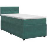  Boxspring krevet s madracem Tamnozelena 90 x 200 cm Baršun | shoptok.hr