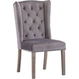 Maison Chic Jedilni stoli - Vzorci stoli siv žamet A134, (22032433) | Shoptok.si