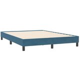  posteljni okvir brez vzmetnice temno modra 140x210 cm žamet, (21829010) | Shoptok.si