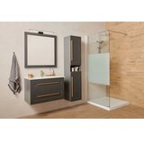 AQUAART Ogledalo Eternity 80 grafit supermat | shoptok.hr