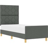 vidaXL Postelja Temno Siva 80x200 cm Tkanina, (22049671) | Shoptok.si
