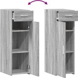  Komoda boja sivog hrasta sonome 30x42,5x93 cm konstruirano drvo | Eponuda.com