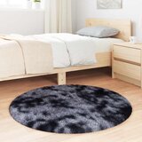  Čupavi tepih s visokim vlaknima NAVARRA tamnosiva 100x100 cm | shoptok.hr
