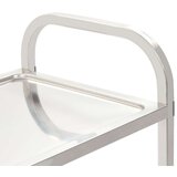 vidaXL Kuhinjski voziček 5-nadstropni 107x55x147 cm nerjaveče jeklo | Shoptok.si