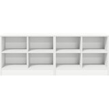 Ormarić za krevet s policom 2 pcs Bijela 66 x 33 x 48 cm | Shoptok.si