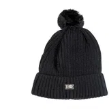 Kape Woman Caps Pompon Črna