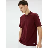 Koton Polo T-Shirt with Short Sleeves and Buttons