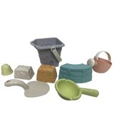 Woopie green set toranj s kantom za pijesak 8 kom. biorazgradiv organski materijal | shoptok.hr